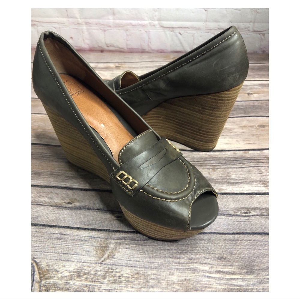 Lucky Brand LK-LAILA Loafer Platform Wedge…